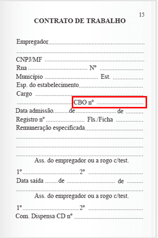 O que é CBO - Classificação Brasileira de Ocupações?